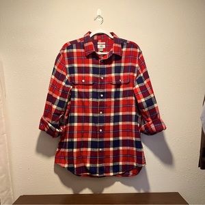 Men’s Red White and Blue Flannel